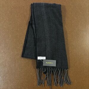 NWT Style & Co. Charcoal Scarf